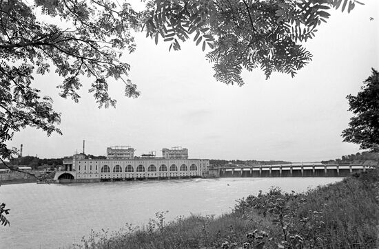 The Volkhov hydropower plant named after Lenin