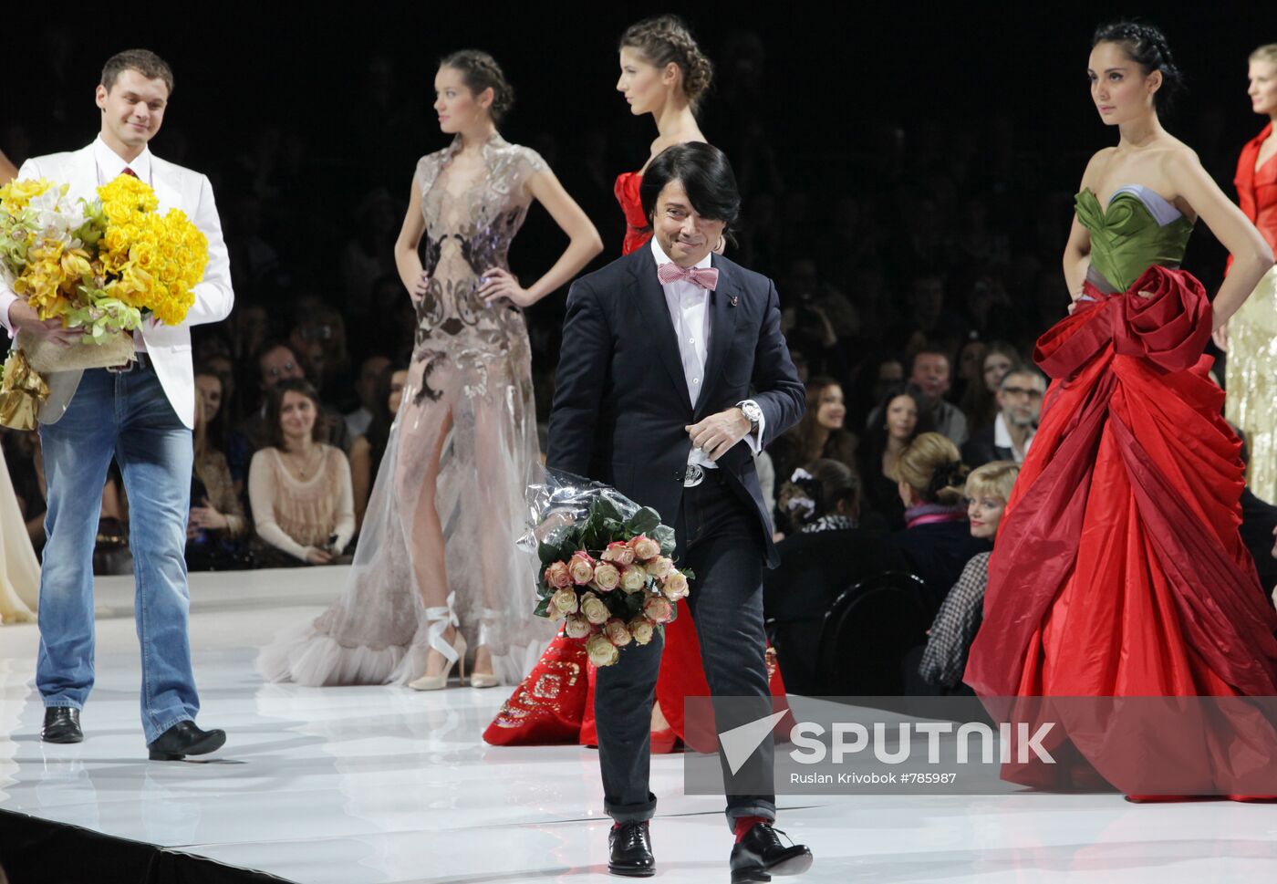 Opening of 24th season of Volvo Fashion Week in Moscow