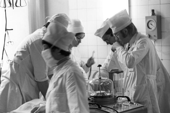 Itensive care unit at city hospital in Saratov