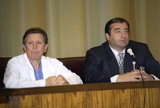 Yevgeny Chazov and Sergei Mironov