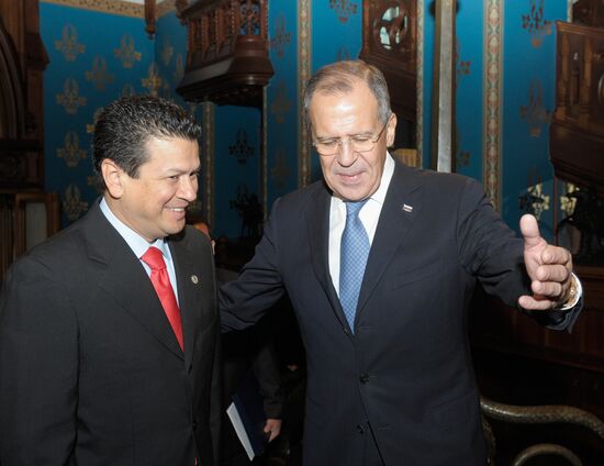 Sergei Lavrov meets with Hugo Martinez