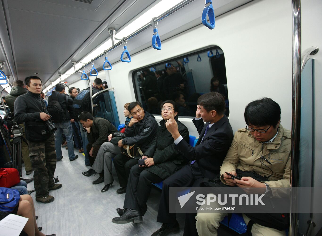 Trial run of Almaty metro line 1