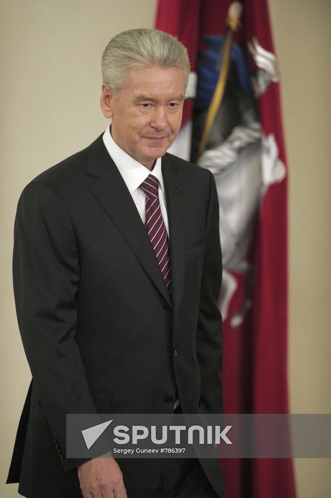 Sergei Sobyanin's inauguration as Moscow mayor