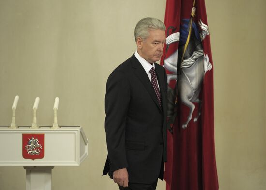Sergei Sobyanin's inauguration as Moscow mayor