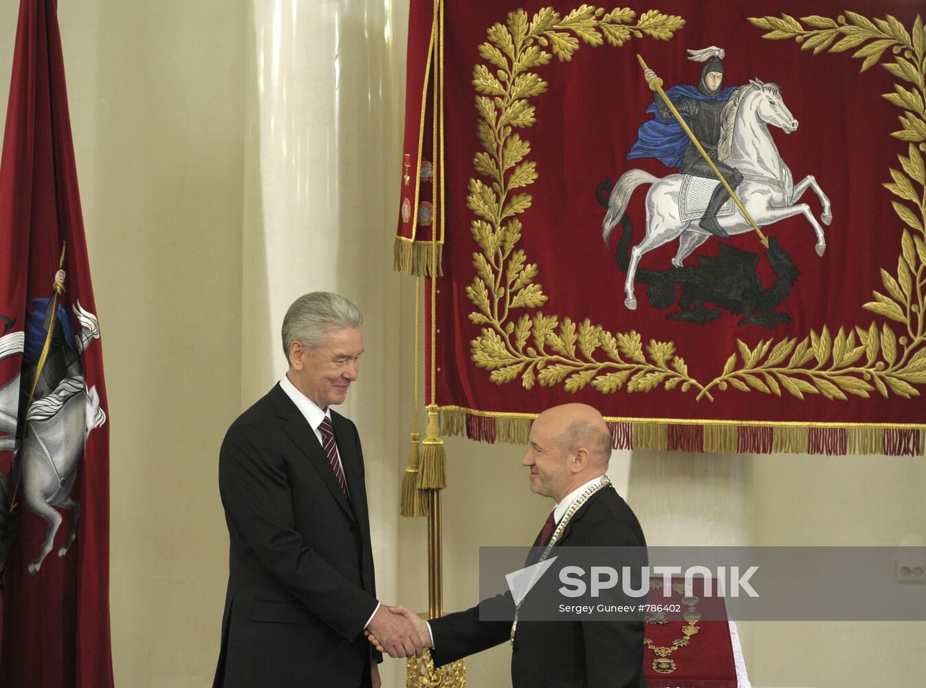 Sergei Sobyanin's inauguration as Moscow mayor