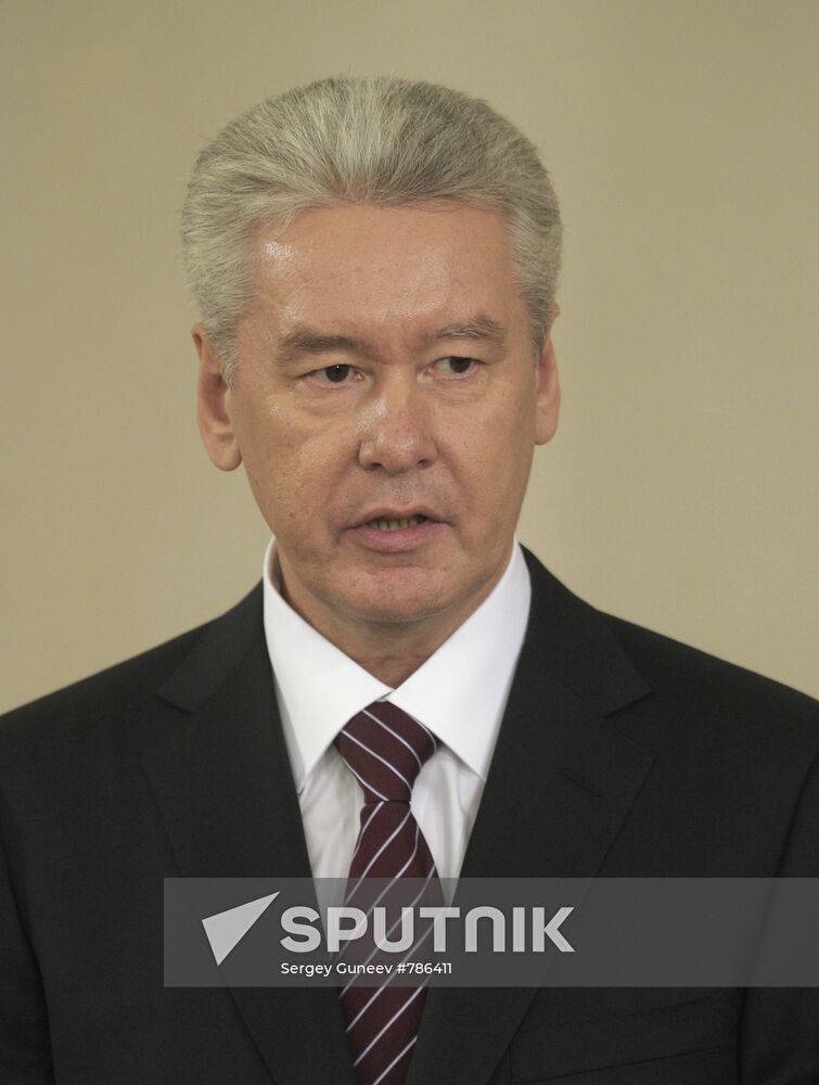 Sergei Sobyanin's inauguration as Moscow mayor