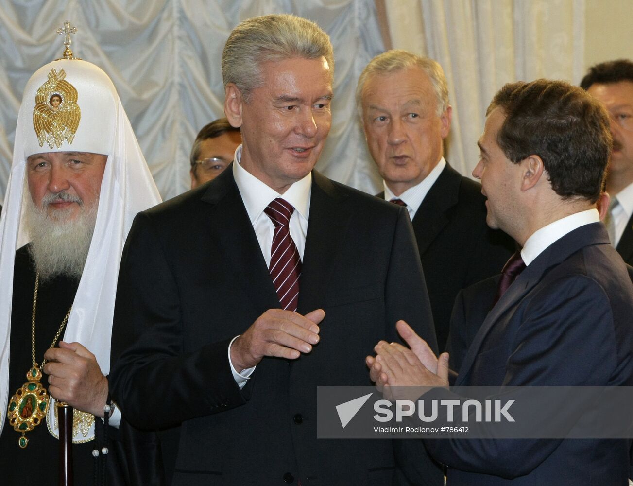 Russian president attends Sobyanin inauguration as Moscow mayor