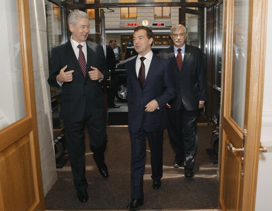 Russian President at a swearing-in ceremony