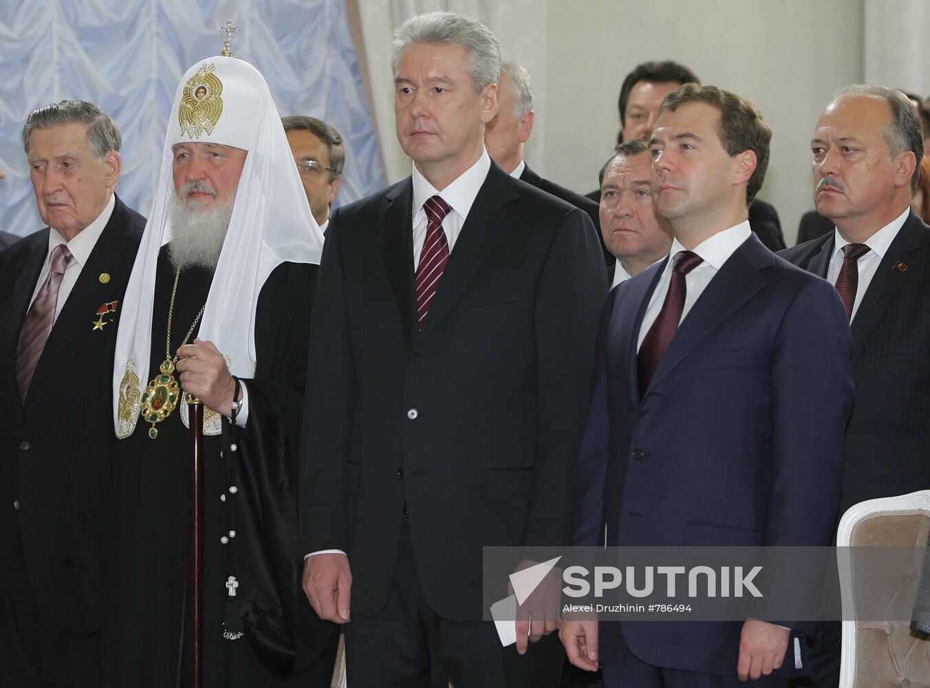 Russian President at a swearing-in ceremony