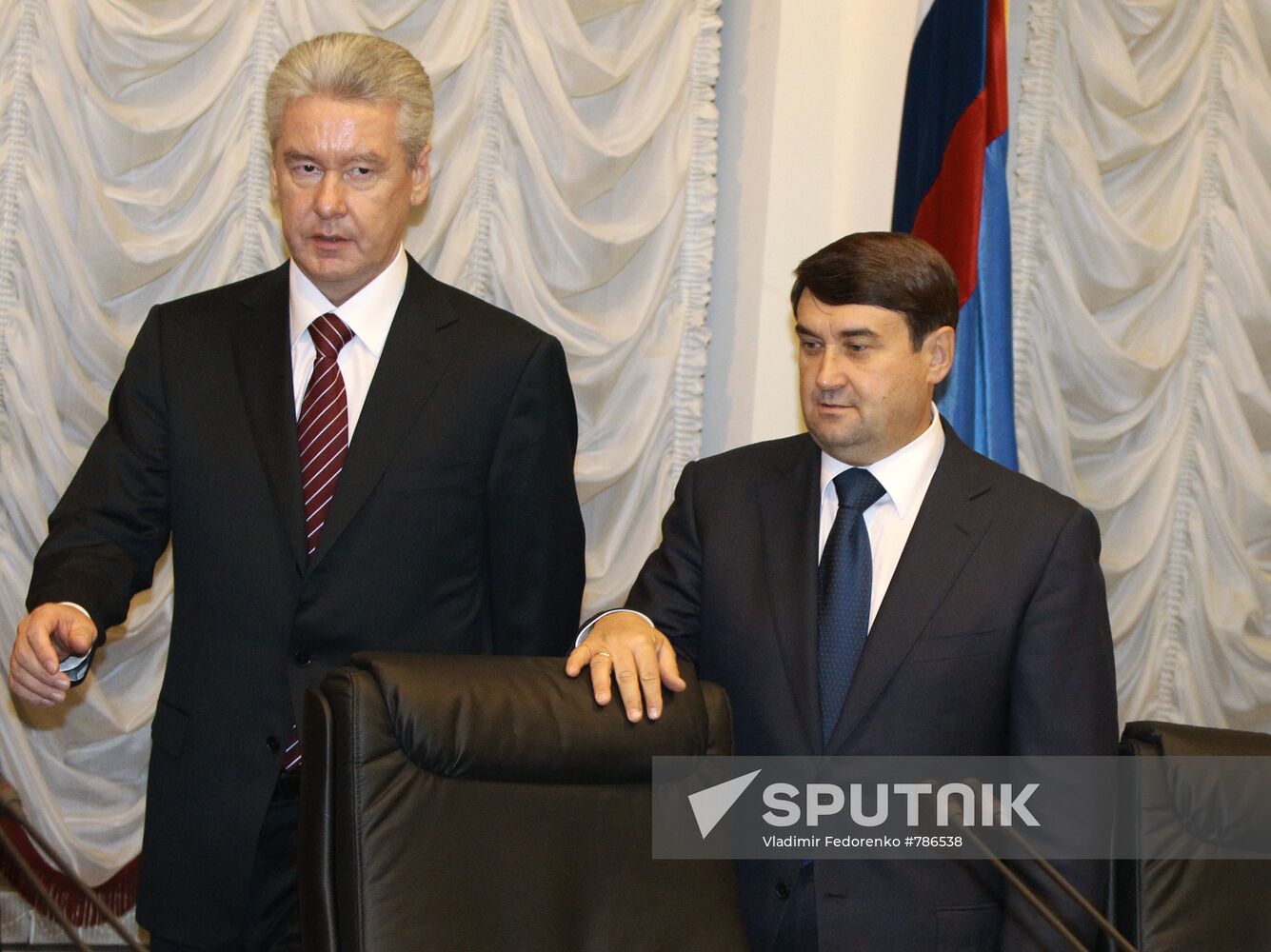 Sergei Sobyanin and Igor Levitin