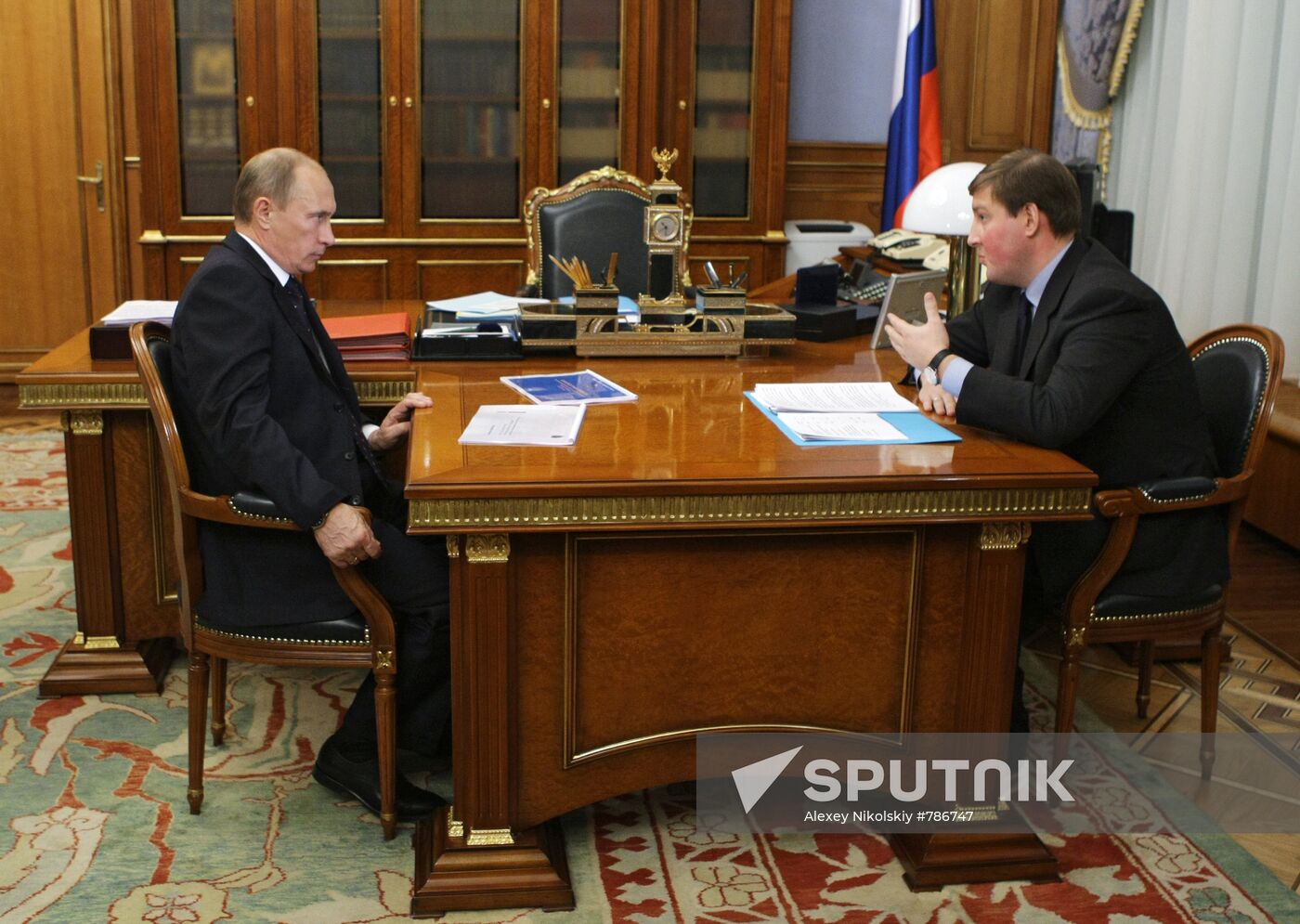 Vladimir Putin meets with Andrei Turchak