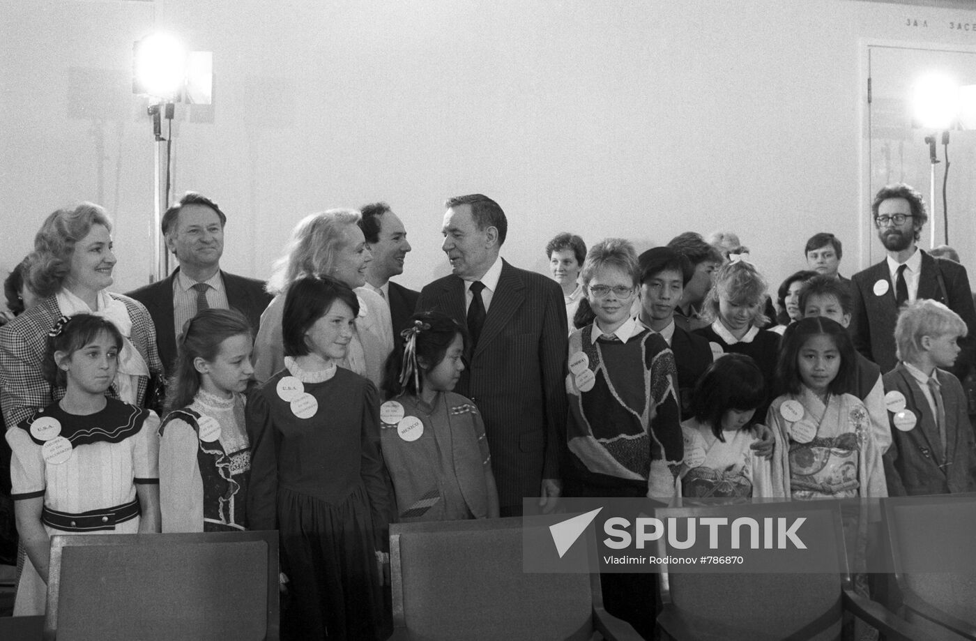 Patricia Montandon and Andrei Gromyko