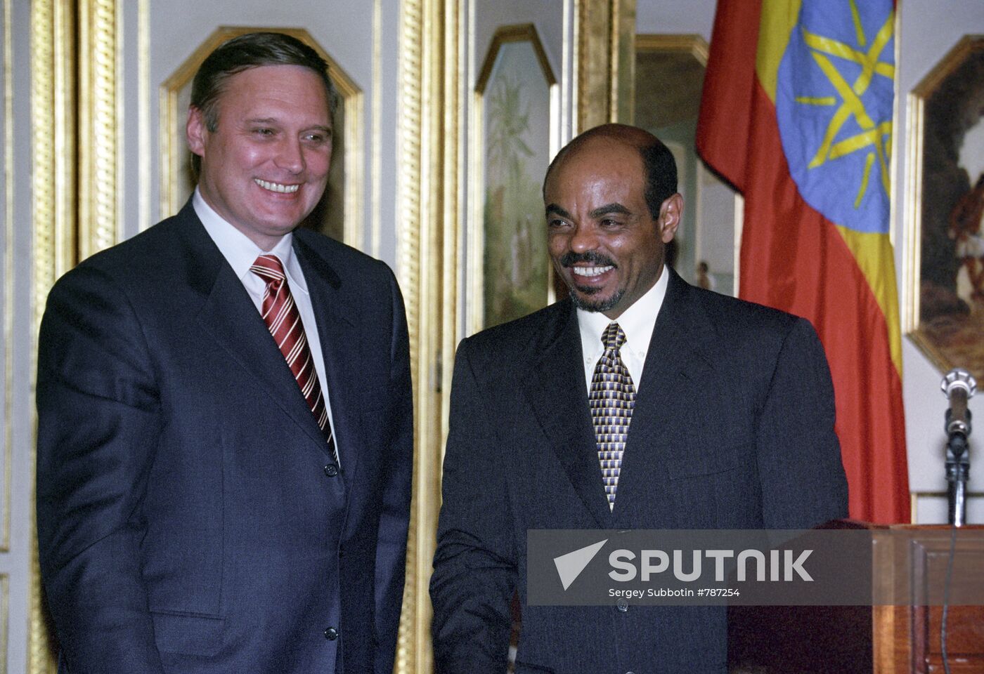 Mikhail Kasyanov and Meles Zenawi