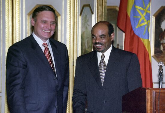 Mikhail Kasyanov and Meles Zenawi