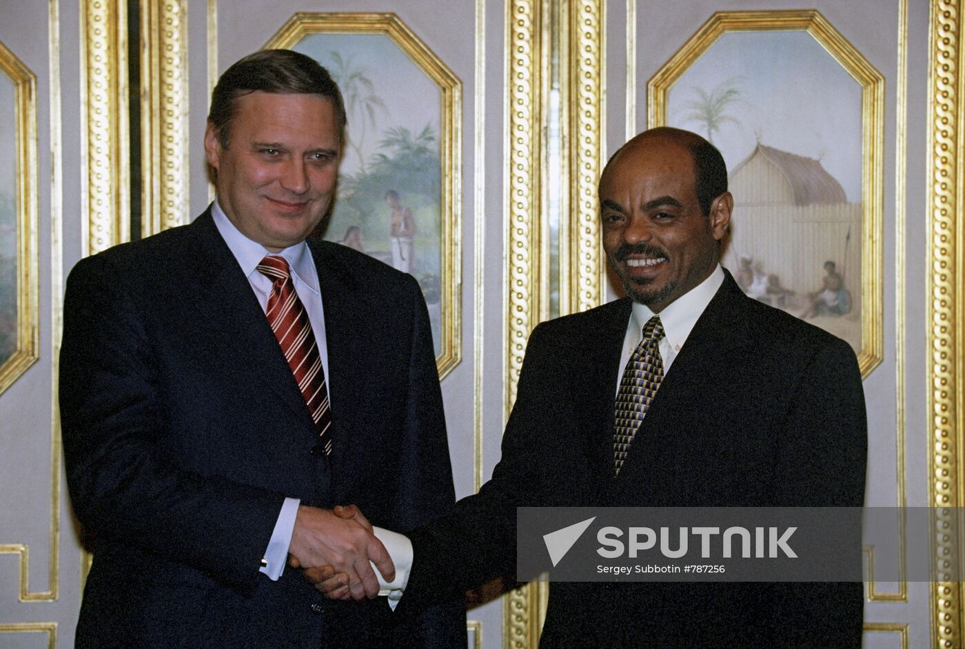 Mikhail Kasyanov and Meles Zenawi