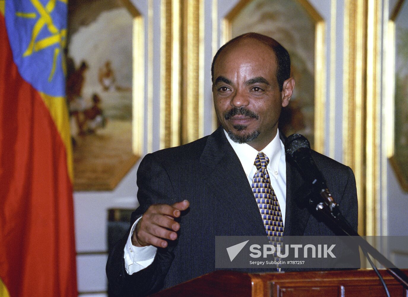 Prime Minister of Ethiopia Meles Zenawi