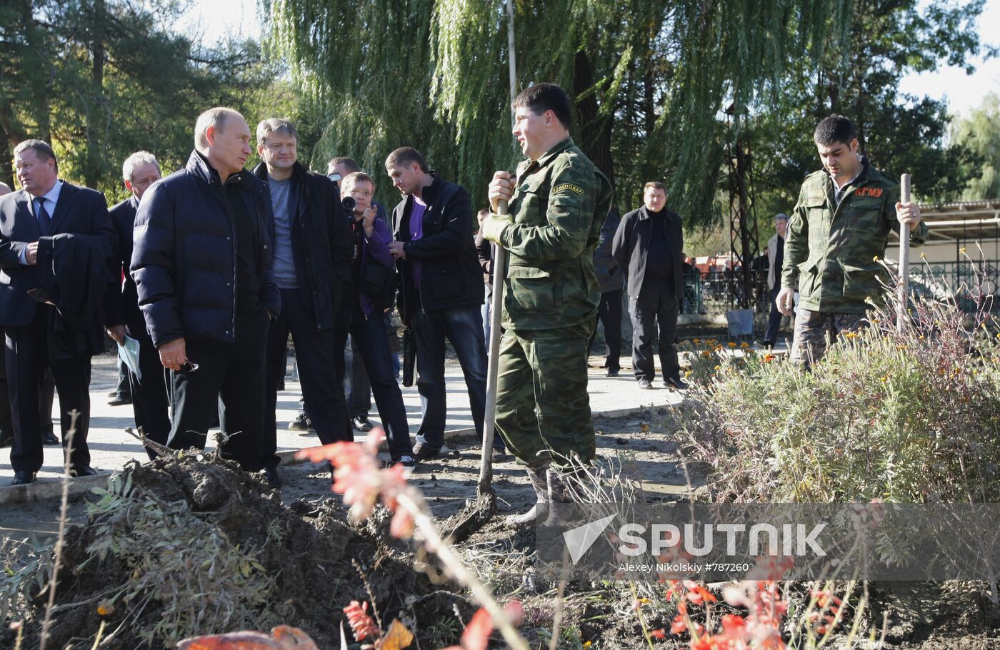 Vladimir Putin visits Southern Federal District