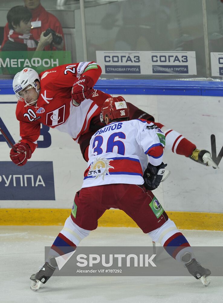 Ice Hockey. KHL. Spartak vs. CSKA