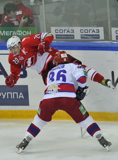 Ice Hockey. KHL. Spartak vs. CSKA