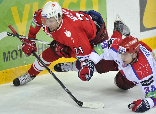 Ice Hockey. KHL. Spartak vs. CSKA