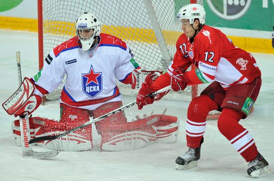Ice Hockey. KHL. Spartak vs. CSKA