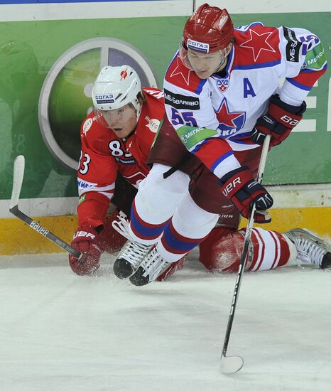 Ice Hockey. KHL. Spartak vs. CSKA