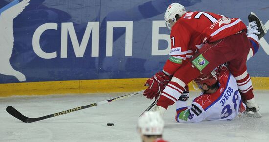 Ice Hockey. KHL. Spartak vs. CSKA