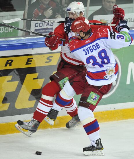 Ice Hockey. KHL. Spartak vs. CSKA