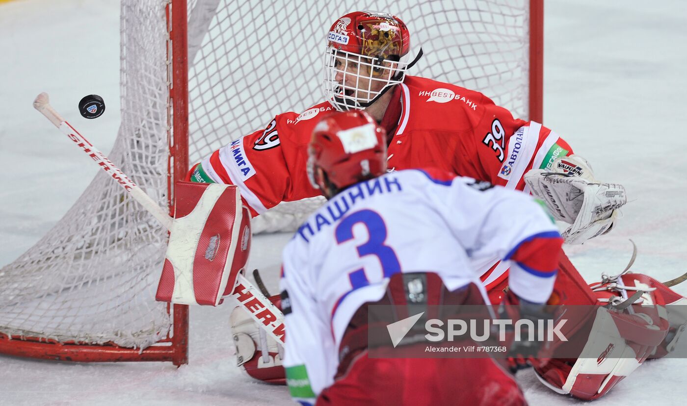 Ice Hockey. KHL. Spartak vs. CSKA