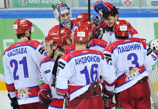 Ice Hockey. KHL. Spartak vs. CSKA