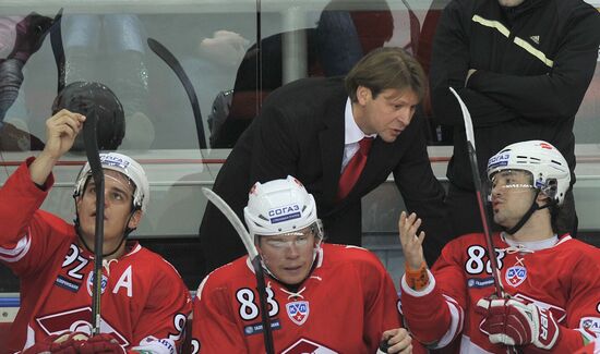 Ice Hockey. KHL. Spartak vs. CSKA