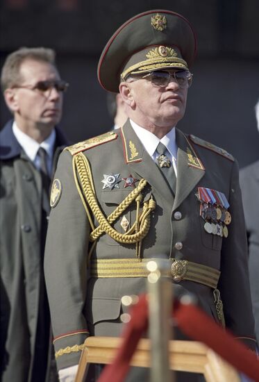 Russian defense minister Igor Dmitriyevich Sergeyev