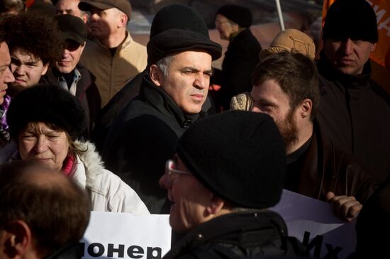 Opposition rally on Pushkinskaya Square