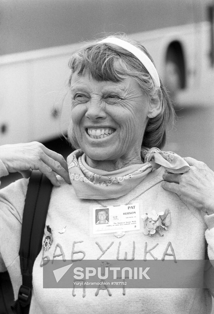 Participant in "March for Peace" Pat Herson