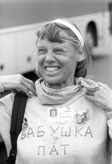 Participant in "March for Peace" Pat Herson