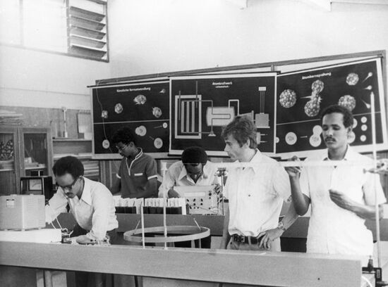 Teacher from GDR in Somalia