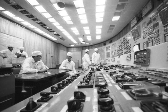 The Leningrad nuclear power plant