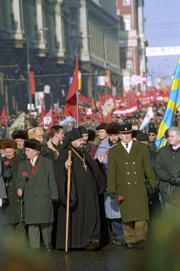March of representatives of opposition forces