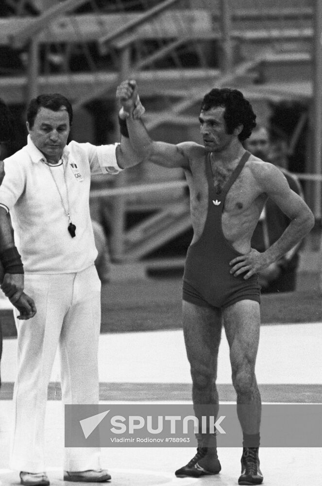 Vakhtang Blagidze,1980 Olympic champion in Greco-Roman wrestling