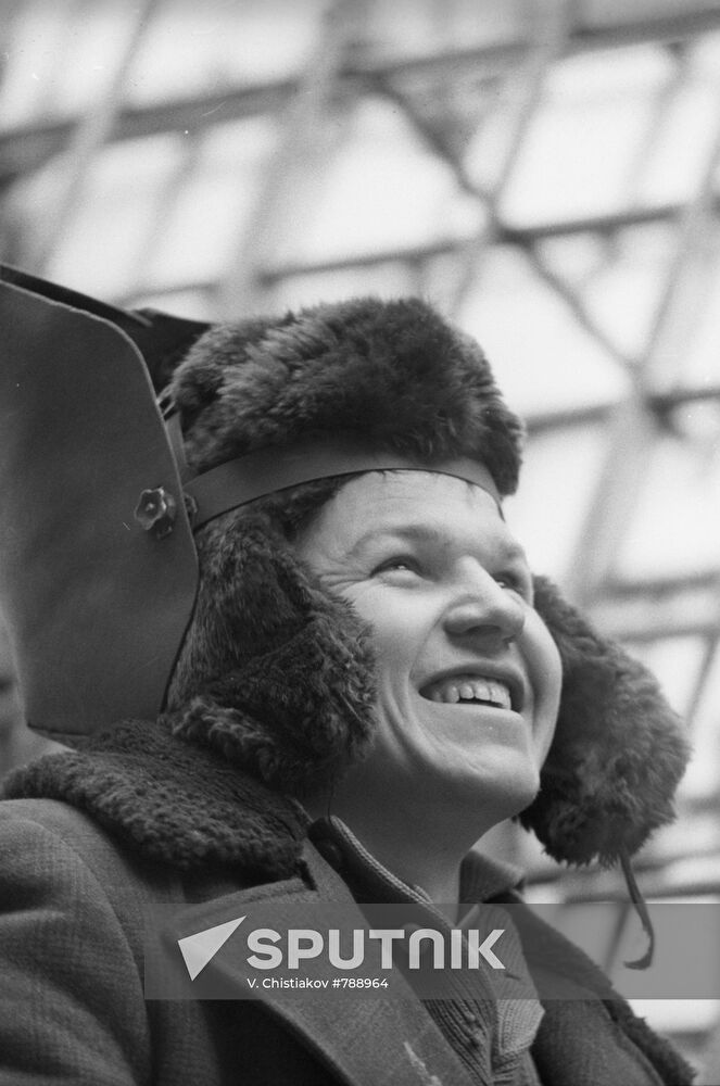 Construction worker Sergei Yuryev