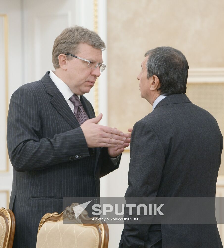 Alexei Kudrin and Igor Sechin