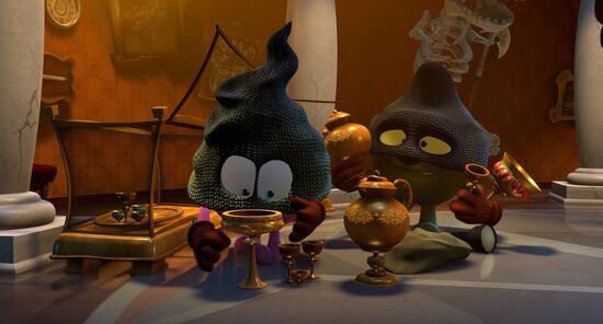 Stills from 3D Smeshariki animated film