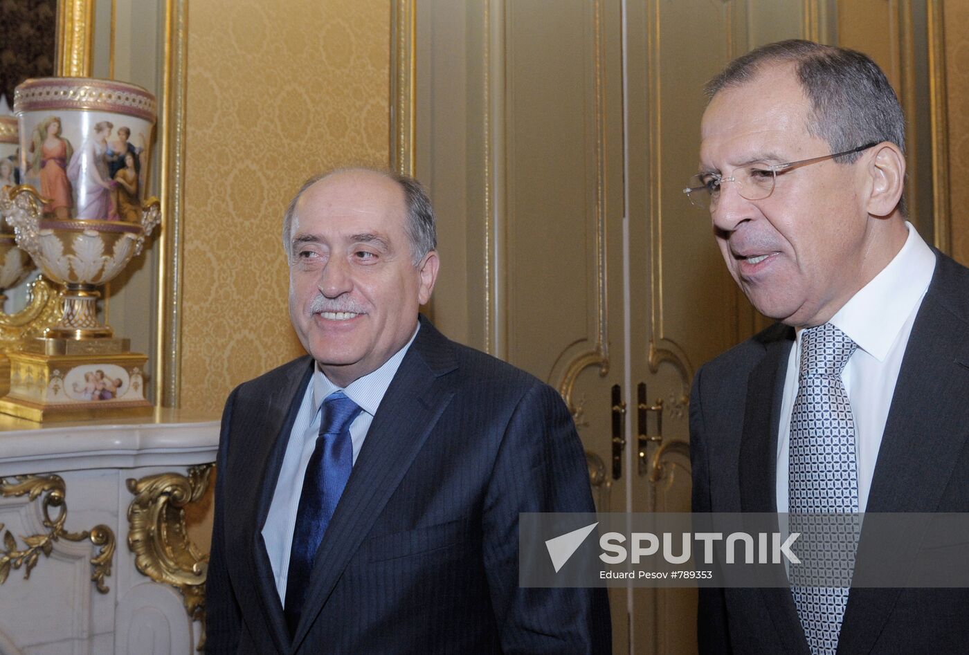 Sergei Lavrov and Milan Rocen meet in Moscow