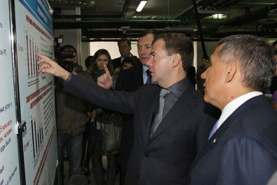 Russian president visits Volga Federal District