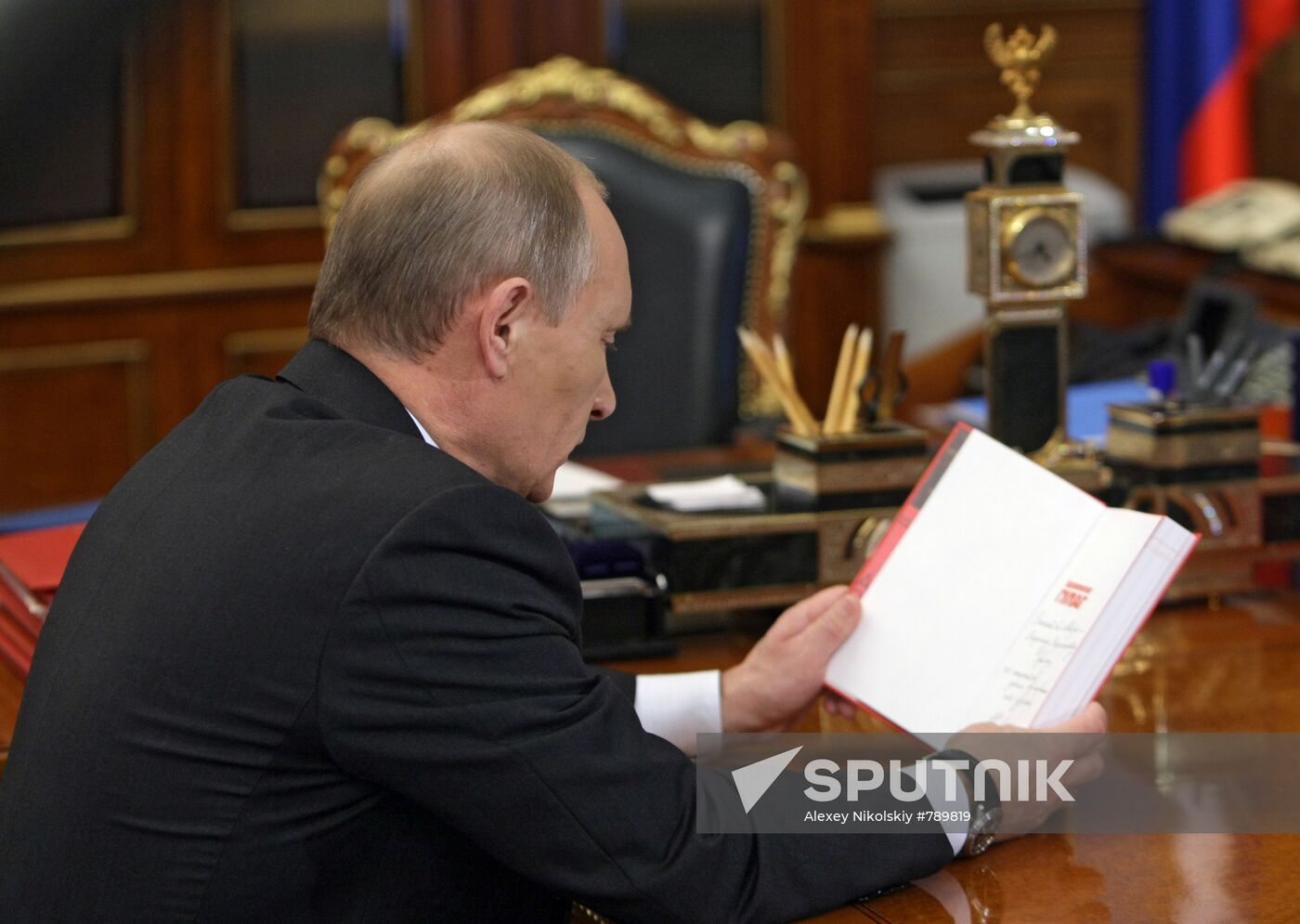 Vladimir Putin meets with Natalya Solzhenitsyna
