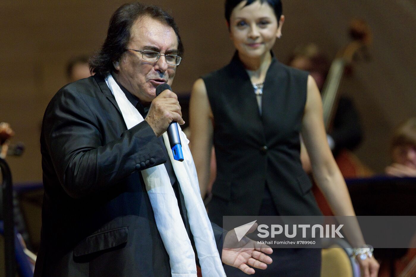 Italian singer Al Bano's concert in Moscow