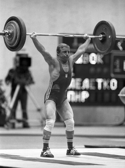 Weightlifter Stefan Leletko from Poland