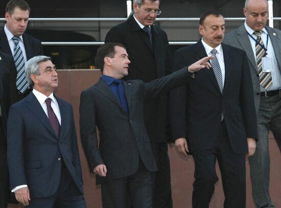 Trilateral meeting of Russian, Azerbaijani and Armenian heads