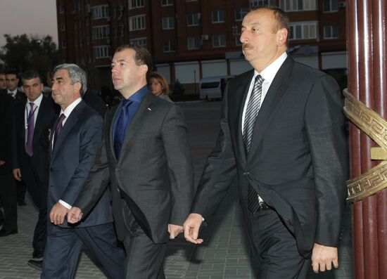 Trilateral meeting of Presidents of Russia, Azerbaijan and Armen