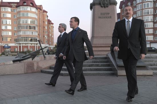 Trilateral meeting of Presidents of Russia, Azerbaijan and Armen